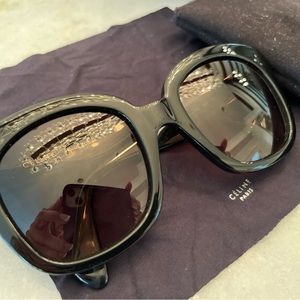 Celine Audrey Black Sunglasses